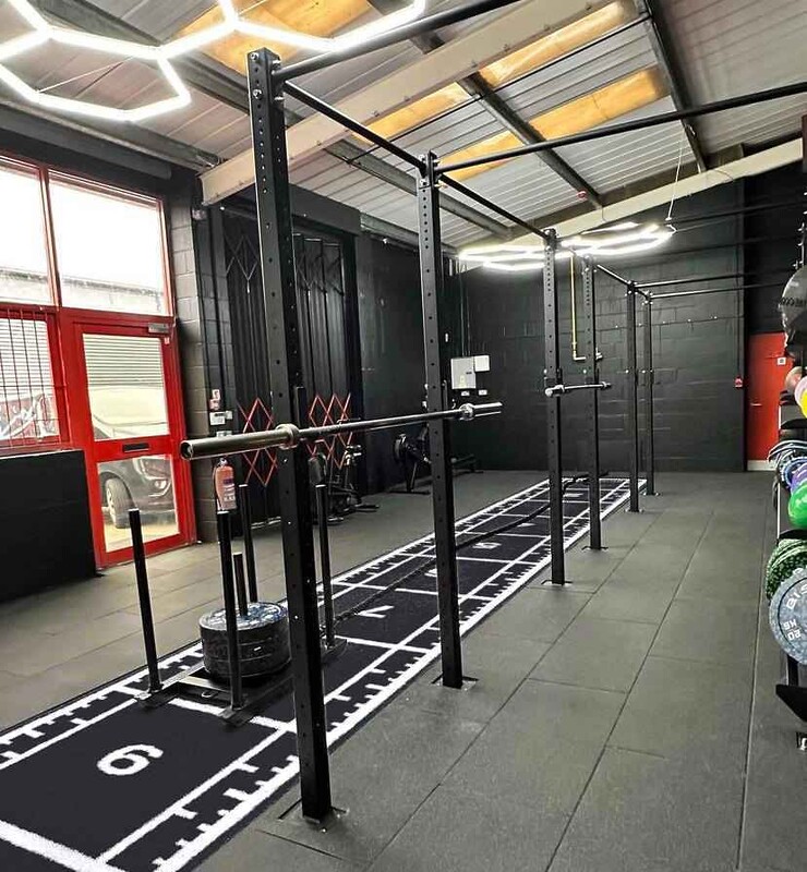 10m x 1.5m Sprint Track (Full Line Markings) – Black