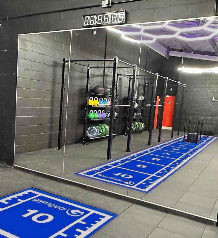 10m x 1.5m Sprint Track (Full Line Markings) - Blue