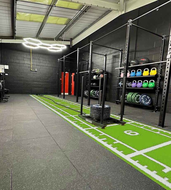 10m x 1.5m Sprint Track (Full Line Markings) – Green