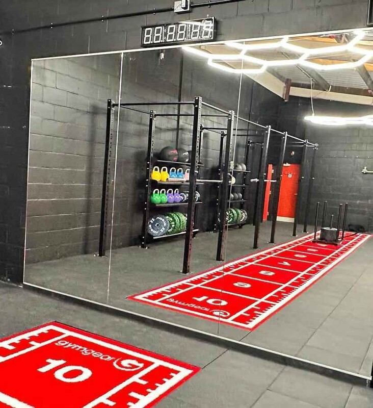 10m x 1.5m Sprint Track (Full Line Markings) – Red