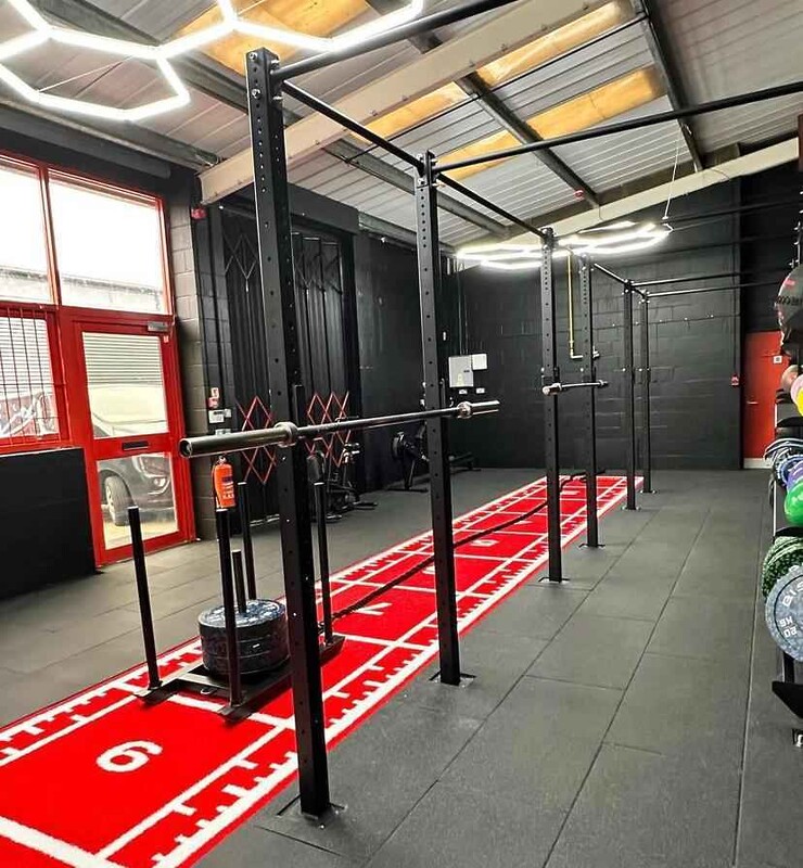 10m x 1.5m Sprint Track (Full Line Markings) – Red