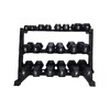 3 Tier Hex Dumbbell Rack