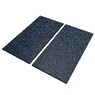 20mm Premium Black Rubber Tile (1m x 0.5m / Blue Fleck)