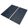 20mm Premium Black Rubber Tile (1m x 0.5m / Blue Fleck)