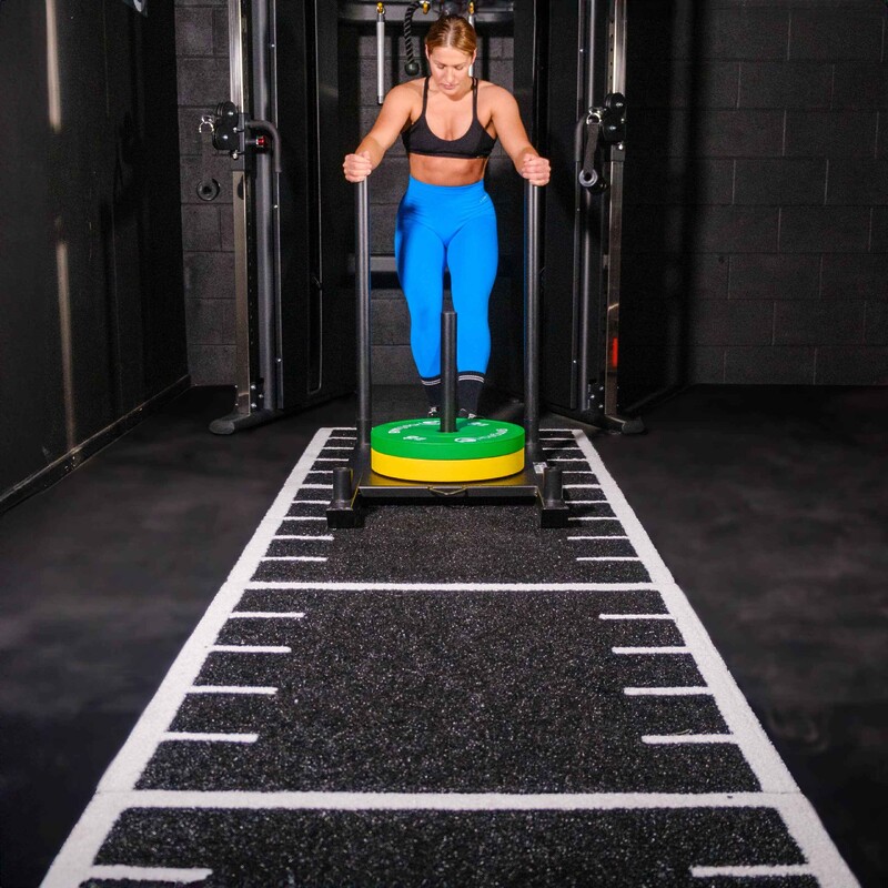 30mm Black Premium Sled Track Turf Tile 1x1m