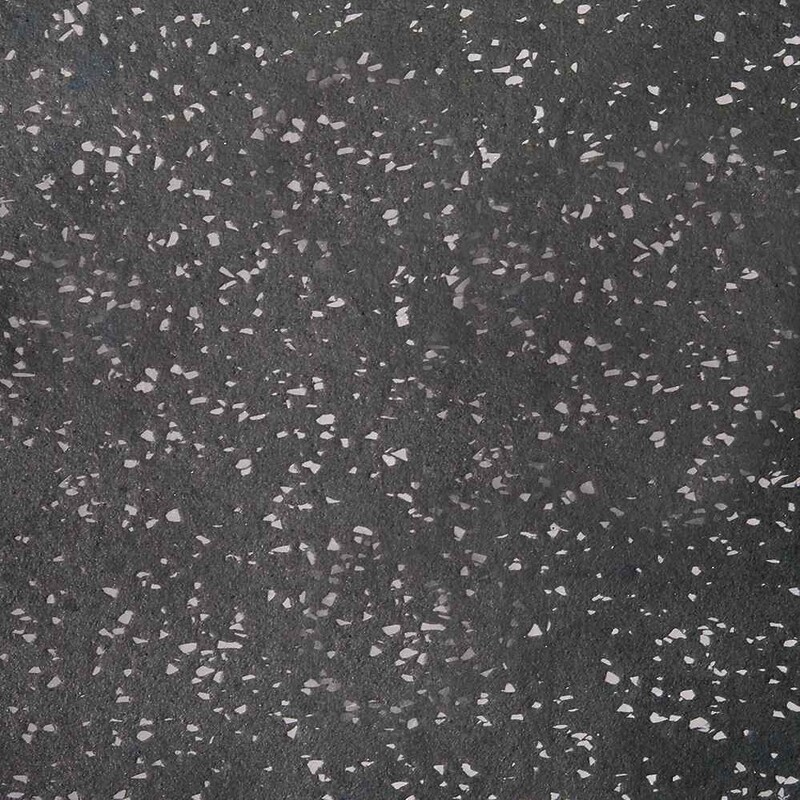 30mm Premium Black Rubber Gym Floor Tile (1m x 0.5m / Black)