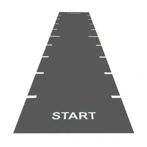 Sprint Track (Start, Finish & 1 Meter Line Markings)