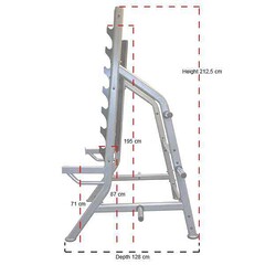 Pro Series, Commercial Squat Rack