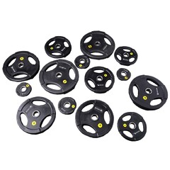 Urethane Olympic Weight Plates (Tri-Grip) - 200kg Set