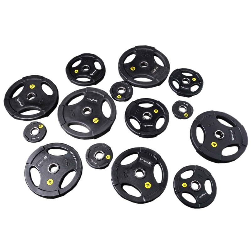 Urethane Olympic Weight Plates (Tri-Grip) - 200kg Set