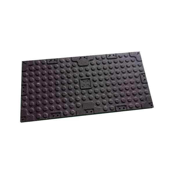 30mm Premium Black Rubber Tile (1m x 0.5m / Grey Fleck)